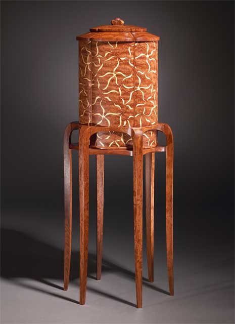 Timothy Coleman|Root and Crown. Bubinga solid and veneer, avidore.