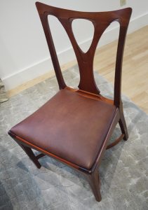 William Doub|Owls Head. Chair, 2012. Mahogany.