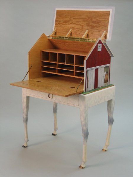 Tom Dahlke|Bath, Maine. Drop Front Riding Desk